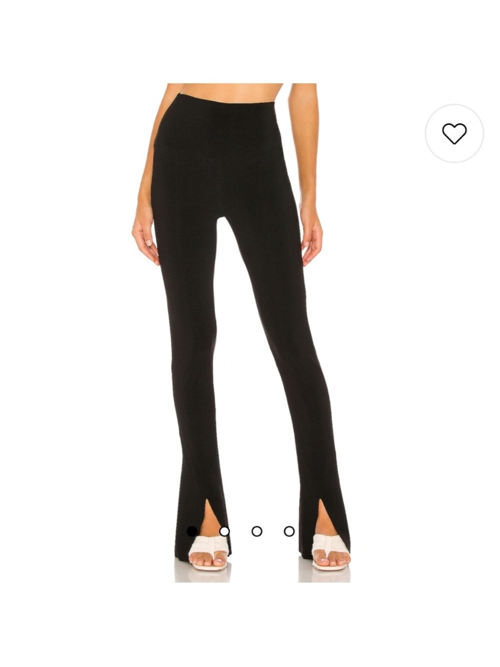 NWT Norma Kamali Spat Legging Pull On Pants Black Large